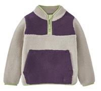 Grass & Air Fleece 1/4 Jumper Kids, Borg Quarter Zip Jumper (UK, Age, 18 Months, 24 Months, Grey/Purple)