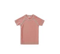 Grass & Air pistachio green ribbed short sleeve rash vest for babies, toddlers, and kids (5/6 years)