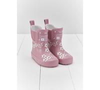 GRASS & AIR Short Flower Welly Boot Pink Bloom 11 Infant
