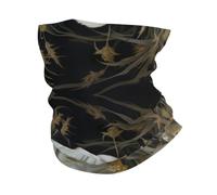 Grass And Dove Print Headband Neck Gaiter Head Wrap Headwear