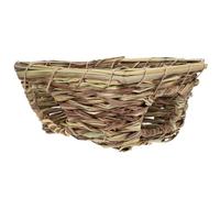 Grass Braid Pet Nest Hand-made Reed Grass Hut Keep Warm Adorable Nest for Winter Exploring Hamster Guinea Pig Random Color