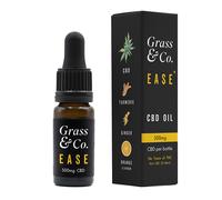 Grass & Co. EASE consumable CBD Oil 500mg with Ginger, Turmeric & Orange 10ml