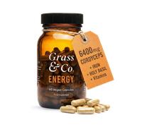 Grass & Co. ENERGY Cordyceps Mushrooms 60 Capsules
