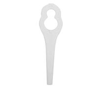 Grass Cutter Blade,50pcs Grass Trimmer Plastic Blades Lawn Mower Parts for ALM 28 30(White)