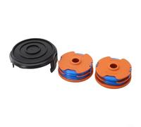 Grass Cutter Trimmer Spool Replacement for Ozito LTR-529U /for for WORX WG119E, Lawn Mower Spool & Line & Cap Cover Set(1 Set)