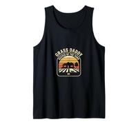 Grass Daddy Funny Lawn Mowing Dad Lawn Care Tank Top