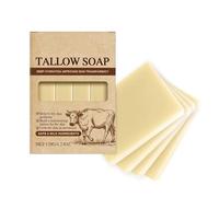 Grass fed beef fat soap, deep moisturizing and eczema care, 100% natural ingredients suitable for dry and sensitive skin, moisturizing facial and body soap to improve skin tone
