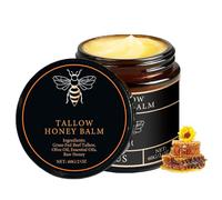 Grass-Fed Beef Tallow Balm With Raw Honey, Tallow and Honey Balm 100g, Grass-Fed Beef Tallows, Natural Honeys & Beeswax Moisturizer, Anti Aging, Deep Hydration & Nourishment, for Women & Men (1)