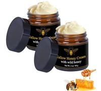 Grass-Fed Beef Tallow Balm with Raw Honey, Tallow and Honey Balm for Face, Beef Tallow for Skin Care, Tallow Face Moisturizer for Soft, Smooth Skin, Deep Hydration for Face & Body (2)