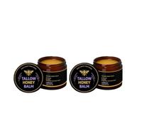 Grass-Fed Beef Tallow Balm with Raw Honey, Tallow and honey Balm, Moisturizing Cream for Soft, Smooth Skin, Deep Hydration & Nourishment, Handmade All-Natural Moisturizer (2)