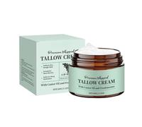 Grass Fed Beef Tallow Face Cream | Beef Tallow Moisturiser | Tallow Face Cream for Deep Hydration, Fast Absorption, Non-Sticky | Mild Formula with Glycerin, Castor Oil & Frankincense | Skin Friendly