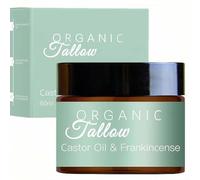 Grass-Fed Beef Tallow Moisturizer with Frankincense & Castor Oil - Nourishing Skin & Face Balm Enriched with Manuka Honey for Deep Hydration, Ideal for Face & Body Care