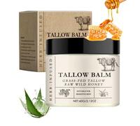 Grass-fed Beef Tallow,Organic Beef Tallow Skin Care,Tallow and Honey Balm,Beef Tallow for Skin,Beef Tallow Moisturiser for Face&Body,Tallow Face Cream,Hydration Body Cream for Dry Skin,60g