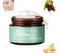 Grass-Fed Beef Tallow with Frankincense Oil & Castor Oil, Beef Tallow Organic for Skin Moisturizer, Tallow and Manuka Honey Balm, Grass Fed Beef Tallow for Face, Body