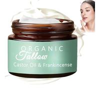 Grass-Fed Beef Tallow with Frankincense Oil & Castor Oil, Beef Tallow Organic for Skin Moisturizer, Tallow and Manuka Honey Balm 4 Oz, Grass Fed Beef Tallow for Face, Body (1)