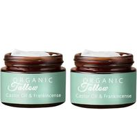 Grass-fed Beef Tallow With Frankincense Oil & Castor Oil, Grass-fed Beef Tallow Skin Care, Natural Organic Tallow And Manuka Honey Balm For Skin Moisturizer, Grass Fed Beef Tallow For Face, Body 2pcs