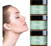 Grass-Fed Beef Tallow With Frankincense Oil & Castor Oil, Organic Beef Tallow Moisturizer For Skin, Beef Tallow Skin Care, Tallow And Manuka Honey Balm For Face, Body (3pcs, One size)