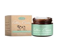 Grass-fed Beef Tallow with Frankincense Oil & Castor oil, Organic Beef Tallow Moisturizer for Skin, Tallow and Manuka Honey Balm for Face, Body