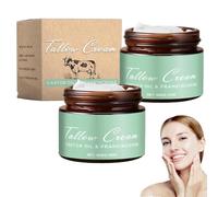 Grass-fed Beef Tallow with Frankincense Oil & Castor Oil, Organic Whipped Tallow Balm With Castor Oil & Frankincense For Natural Skincare & Moisturizing, Beef Tallow Skin Care (2)
