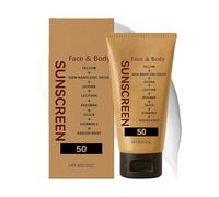 Grass-Fed Butter Sunscreen, Organic Natural Butter, Refreshing and Non-Greasy Formula, Suitable for Face and Body, Ideal for Summer Outdoor Travel