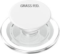 Grass Fed - Vegetarian Gift, Animal Lover, Vegan, Plant Life PopSockets PopGrip for MagSafe