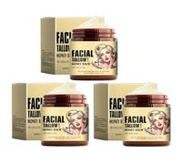 Grass-Fed Whipped Tallow Honey Balm 4.23oz - Nourishing Multi-Purpose Skin Moisturizer for Face Body Dry Skin