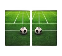 Grass Field Soccer Playground Printed Passport Cover Case Passport Holder For Travel Passport Cards Protector Travel Covers Wallet Case RFID Blocking Leather Card Case for Women Men, Grass Field