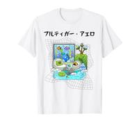 Grass Fun UI UX Designer Computer Retro Fish Frutiger Aero T-Shirt