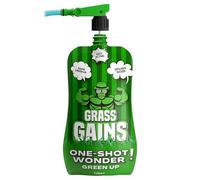 Grass Gains One Shot Wonder Lawn Feed + Applicator with Hose Connection, Easy Spray Organic Grass Fertiliser, Greens Up Your Lawn In 24 Hrs, Fast Acting Lawn Care, Child & Pet Safe Grass Feed 1L
