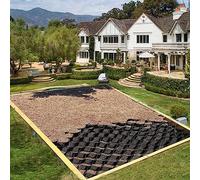Grass Grid,Geo Grid, Geogrid Driveway, 2 Inch Height Pea Gravel Grid, Farm Mud Control, Heavy Duty Ground Grid Stabilizer for Outdoor Parking Lots Garden Walkways (Color : W x L, Si
