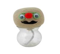 Grass Head Doll, Mini 7 x 7 x 11 cm, DIY Growing Hair Bonsai Toy | Organic Growing Medium, Seed Material 80G, Educational Natural Science Plant Gift For Children, Garden Activities