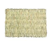 Grass House, Hand Crafted Bunny Hut, Bunny House Play Hideaway Bed Mat Chew Toy for Guinea Pigs Gerbils Hamster