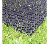 Grass Mat - 2 X Heavy Duty Thick Rubber / Playground Safety Flooring 1.5M X 1.0M