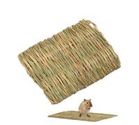 Grass Mat for Cats,Natural Breathable Woven Pad,Puppy Bed Pad Cage Cushion - for Travel Shelter Backyard Balcony RV Kennel Sofa Floor Sleeping