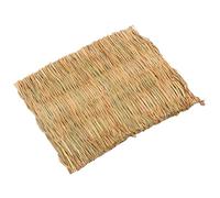 Grass Mat for Cats, Woven Scratching, Soft Chew Toy Natural Bedding, Sleeping Pad 11.02x15.75x0.39 Inches for Bunnies Dogs Resting Play Area and Small Pet Comfort Zone