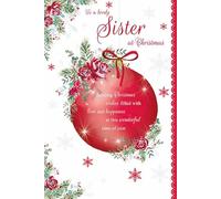 Grass Roots Lovely Sister Christmas Card lovely Verse GR853187