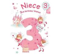 Grass Roots Niece 3rd 3 Today Happy Birthday Card With A Lovely Verse