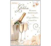Grass Roots On Your Golden Wedding Anniversary Card card with a Lovely Verse