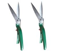 Grass Shears Hand Clippers with Rotating Handle, Edging Shears Gifts, Hedge Trimmer, Manual Grass Cutter, Lawn and Garden Use, Handheld Design (2)