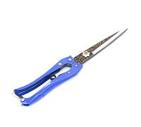 Grass Sheep Shear - Coated Wear-Resistant Handle, Manganese Steel Double-Edged, Strong Spring Suitable For Manual Shearing of Cow, Sheep, and Horse Hair (Blue 10.2 inches)