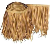 Grass Straw Roof Roll Thatch Palm Tree for Tiki Hut Roofing, Outdoor Bar, Pergola or Parasol, Weather Resistant, Durable Tropical Garden Decoration(0.5mx 10m)