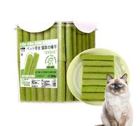 Grass Teething Sticks for Indoor Cats, 60 or 80pc Cat Grass Sticks, Catnip Recipe, Gut Health Assistance, Edible Toys Pet, for Kitten Care, Removal Increase Appetite Baad Breath Indoor Play