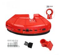 Grass Trimmer Blade Guard For 26/28mm Shaft Mowers With Plastic Build To Shield Against Debris And Enhance Operator Safety During Lawn Trimming Applications(26)