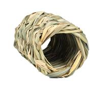 Grass Tunnel Nest, Woven Tunnel for Pets, Hand Woven Natural Grass Bedding, Hamster Grass Tunnel, Rabbit Hideout, Hand Woven Grass Bedding, Rabbit House, Chew Toy