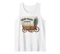 Grass Valley California Covered Wagon for Men Women. Tank Top
