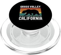 Grass Valley California Retro Bear Vintage 530 Nevada County PopSockets PopGrip for MagSafe