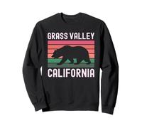 Grass Valley California Retro Bear Vintage 530 Nevada County Sweatshirt