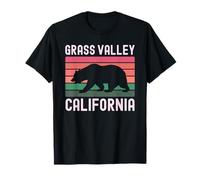 Grass Valley California Retro Bear Vintage 530 Nevada County T-Shirt