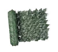 Grass Wall Panels | Artificial Grape Leaf Screen Rolls Privacy Hedge Panels | Greenery Wall Backdrop Vine Decoration for Balcony Terrace