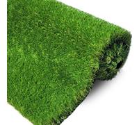 Grass Warehouse 30mm Artificial Grass Natural & Realistic High Density Soft Lush Green Fake Grass, Pet-Friendly, Uv-Resistant (4M X 6M)